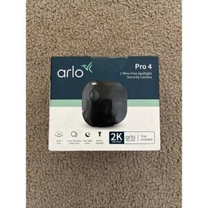 Arlo VMC4050B100NAS Outdoor Wireless Security Camera. New And Sealed!